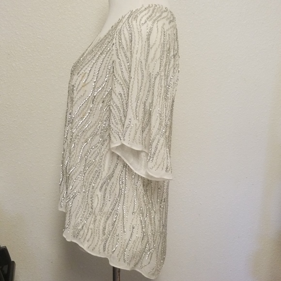 Beautiful sequins Parker blouse - Picture 3 of 7